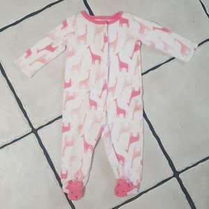 Carter's Baby Girl Giraffe Pajamas, 9M